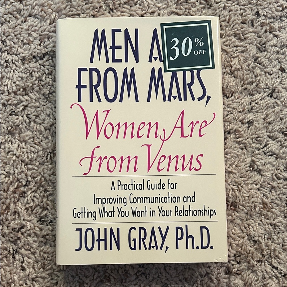 Men Are from Mars, Women Are from Venus Book